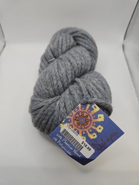 Mirasol Heathered Gray Wool Blend Yarn